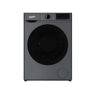 Samix Front Load Washing Machine, 8KG, 1400Rpm, Black