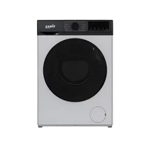 Samix Front Load Washing Machine, 8KG, 1400Rpm, Silver