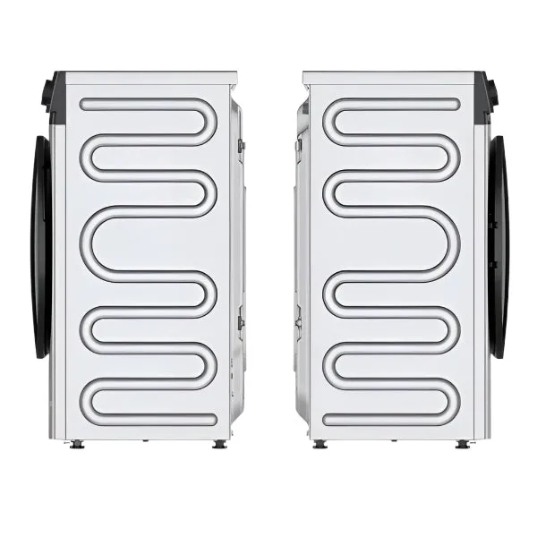 Samix Front Load Washing Machine, 8KG, 1400Rpm, Silver