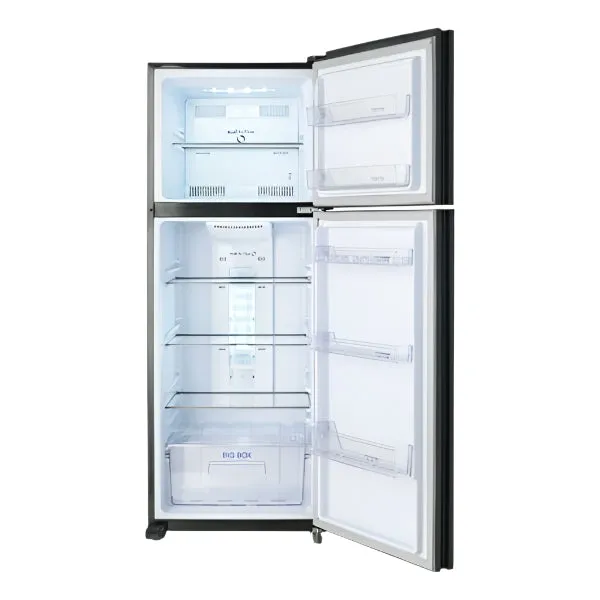SAMIX Top Mount Refrigerators, 440Lit, Glass Black