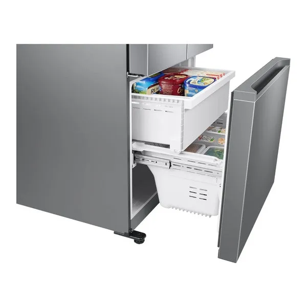Samsung Refrigerator 3Door French A  , Water Dispenser, 433Lit, Stainless Steel