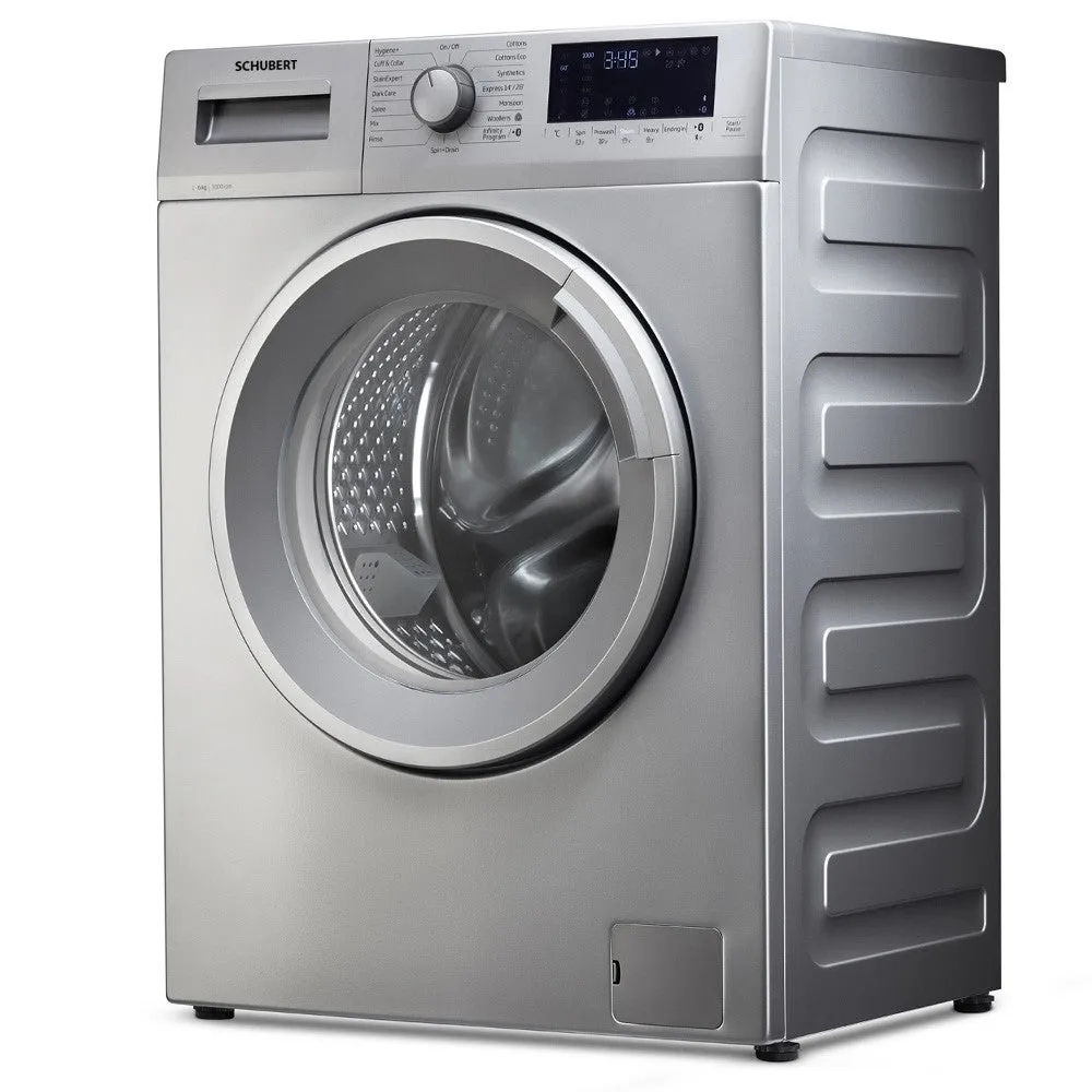 Schubert Front Load Washing Machine A   , Inverter Motor, 9KG, 1400Rpm, Silver