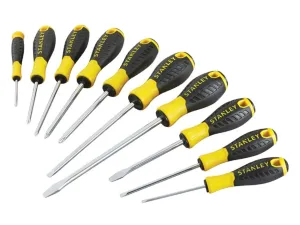 Stanley Essential 10 Piece Screwdriver Set