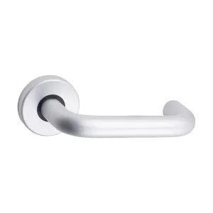 Timco Contractors Lever On Rose Set - Satin Anodised Aluminium