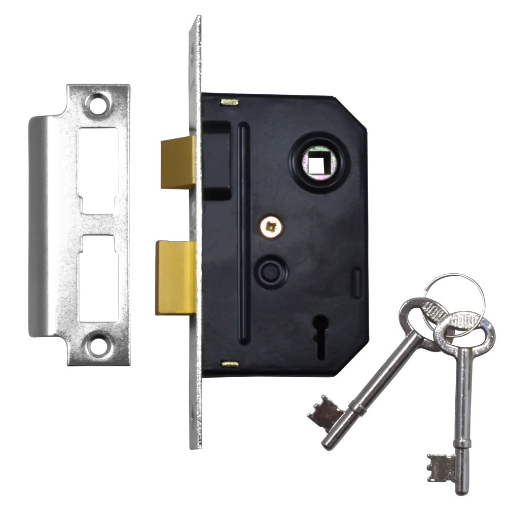 UNION 2295 2 Lever Sashlock Chrome Plated