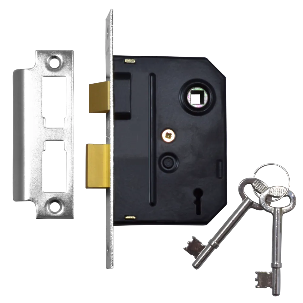 UNION 2295 2 Lever Sashlock Chrome Plated