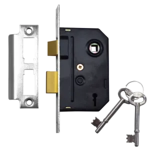 UNION 2295 2 Lever Sashlock Chrome Plated