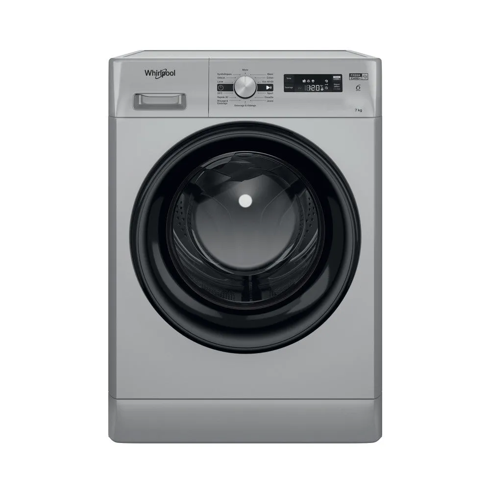Whirlpool Washing Machine A   , 7KG, 1200RPM,6 Sense FreshCare , Silver